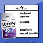 Improved Lutein Extract Zeaxanthin Chewable Tablets Candy with Vitamin C Blueberry Flavor