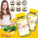 OEM/ODM Women's Saw Palmetto Biotin Gummies | Mango Pineapple Flavor | Zero Sugar Herbal Supplement