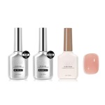 Gel Nail Polish Set Factory - Private Label Sheer Nude Base Top Coat