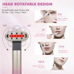 Eye Care Massage Device Home Use Beauty RED Light Therapy Eye Massager Wand Skin Care Anti-aging Eye Beauty Device