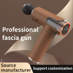 Hot Selling Professional Electric Deep Tissue Muscle Percussion Fascia Massage Gun New Wholesale Option Heating for Body Use