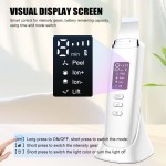 热卖的C6家庭使用面部声波护肤工具红色治疗黑头去除剂清洁离子皮肤洗涤脸与EMS