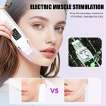 热卖的C6家庭使用面部声波护肤工具红色治疗黑头去除剂清洁离子皮肤洗涤脸与EMS