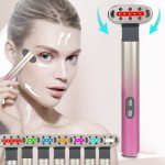 Eye Care Massage Device Home Use Beauty RED Light Therapy Eye Massager Wand Skin Care Anti-aging Eye Beauty Device
