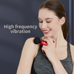 OEM Logo Mini Portable Massage Gun Quiet Percussion Small Travel Brushless Motor Muscle Percussion Massager Back Pain Relief