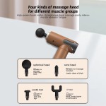2025 New Products Sports Wireless Fascia Gun 3000mAh Battery Muscles Shock Wave Therapy Massage Gun
