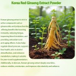 Red Ginseng Extract Manufacturer - Korea Ginsenoside 5%-80% Powder