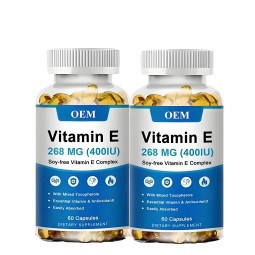 Vitamin E Capsules Supplier - OEM/ODM Halal Natural Organic Skin Care