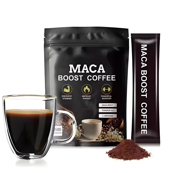 Maca Instant Coffee Factory - Black Maca Booster Male Energy Powder