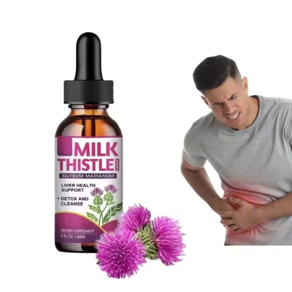 Milk Thistle Drops Factory - Private Label Organic Cleansing Detox Liver
