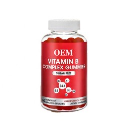 Vitamin B Complex Gummies Supplier - Vegan Folic Acid Energy Nerve System
