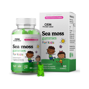 Sea Moss Gummies Supplier - Halal Kids 800mg Immune Support Vegan