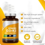 Vitamin D3 K2 Tablets Supplier - High Strength Improve Immunity Bone