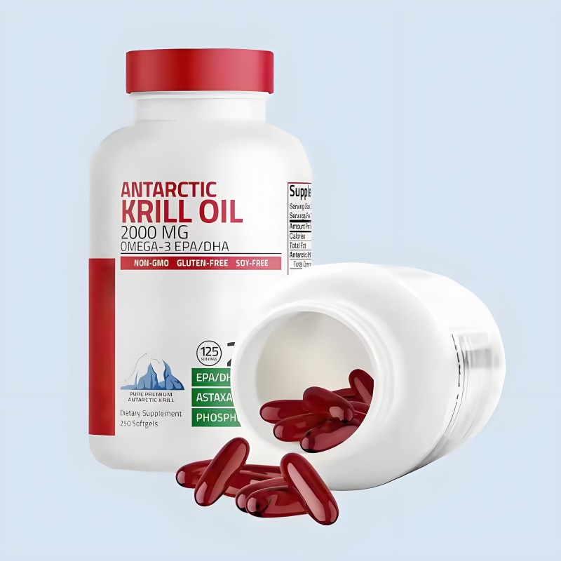 Krill Oil Softgels Manufacturer - OEM Private Label Antarctic EPA DHA