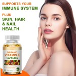 Vitamin E Softgel Factory - Halal Skin Whitening 400iu Supplement