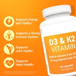 Vitamin D3 K2 Capsules Supplier - OEM/ODM Healthcare Vegan Supplement
