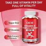 Vitamin B Complex Gummies Supplier - Vegan Folic Acid Energy Nerve System