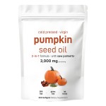 Pumpkin Seed Oil Softgels Manufacturer - 3000mg Saw Palmetto Hair Urinary