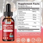 Creatine Drops Factory - OEM Private Label Gym Fitness Body Building