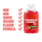 Vitamin D3 Gummies Supplier - OEM 5000IU for Adults Kids