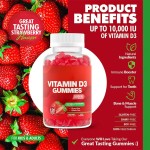 Vitamin D3 Gummies Supplier - OEM 5000IU for Adults Kids