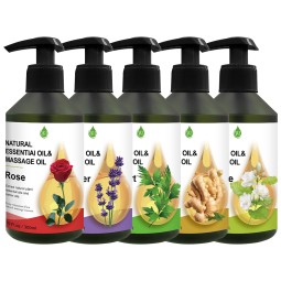 Massage Oil Supplier - 100% Natural Organic with Ginger Rose Jasmine