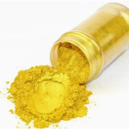 Golden Mica Powder Factory - Synthetic Pearl Pigment