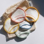 Washable Eco Friendly Natural Reusable Facial Face Cleansing Cotton Rounds Bamboo Organic Makeup Remover Pads for Women
