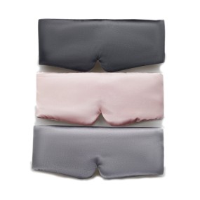 Custom Logo Silk Sleep Mask for Side Sleeper Eye Mask Sleeping for Women Men Mulberry Silk Face-Hugging Padded Silk Eye Cover