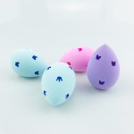 批发定制印花乳胶自由化妆海绵光滑美丽蛋粉底搅拌机化妆海绵