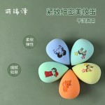 批发可持续定制标识个性化UV可爱印刷自由乳胶软化妆海绵基础美容海绵搅拌机