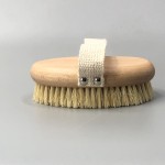 库存批发高品质的竹干皮肤身体刷猪鬃沐浴刷