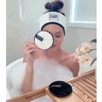 超吸水快干卸妆洗脸发带缎面有机棉天鹅绒竹制超细纤维Spa发带