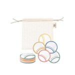 Washable Eco Friendly Natural Reusable Facial Face Cleansing Cotton Rounds Bamboo Organic Makeup Remover Pads for Women