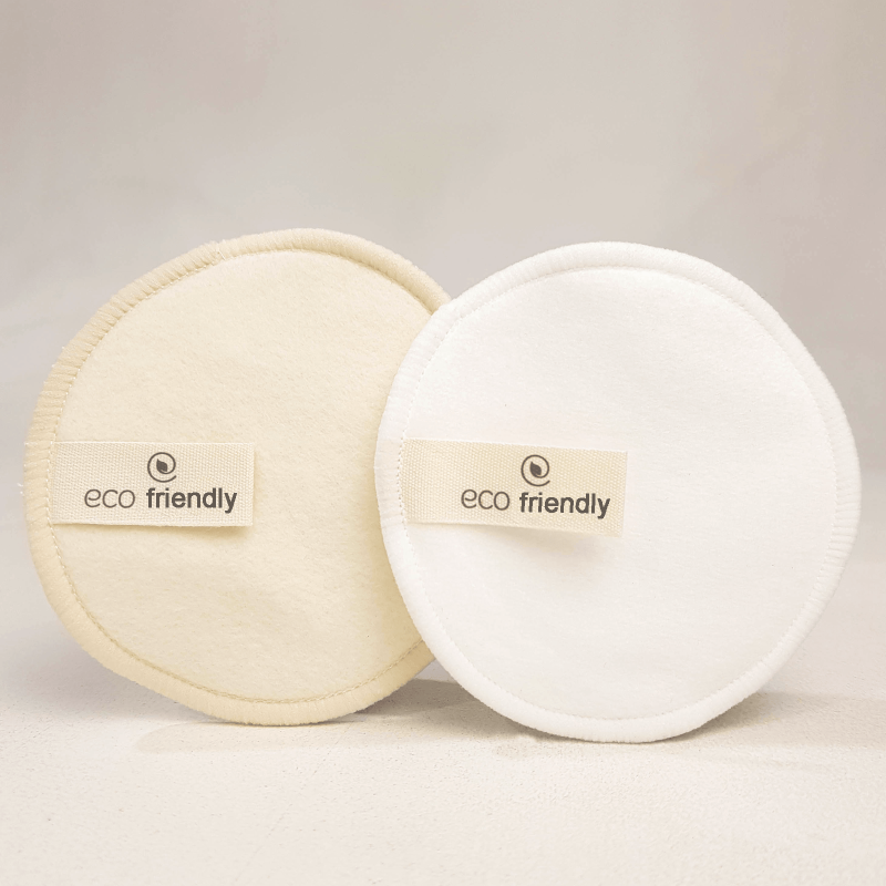 Eco-Friendly Organic Bamboo Cotton Charcoal Facial Cleaning Pads Non-Toxic Reusable. OEM Reusable Makeup Remover Labeling Face