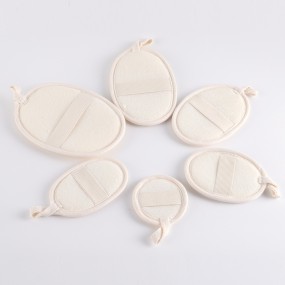 环保软性身体磨砂沐浴工具清洁垫天然按摩垫去角质垫沐浴擦洗沐浴丝瓜络海绵