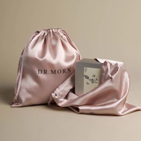Manufacturer-Customized Simulated Silk Satin Drawstring Bags for Beauty & Personal Care Dust-proof Storage and Gift Packaging