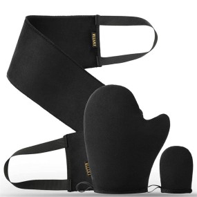 Washable and Reusable Self Tanning Mitt Applicator for Back Body Microfiber Sunless Tanner Glove Sunshine Beauty Tanning Glove