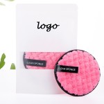 Private Label Washable Microfiber Cotton Face Cleansing Makeup Powder Magic Remover Reusable Makeup Remover Pads