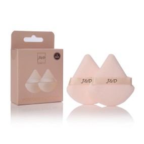 热门销售粉色丝绒化妆泡芙美容工具面部化妆品松散粉扑与定制私人标志