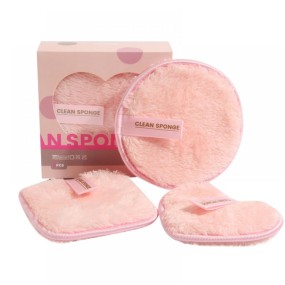 High Quality Reusable Soft Microfiber Cotton Makeup Remover Pad Facial Cleaning Round Pads