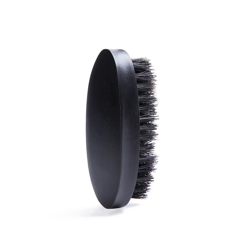 Private Label Custom Logo Black Boar Bristle Beard Brush and Combs Men Beard Kit Gift Set