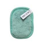 Customization Square Reusable Flannel Microfiber Makeup Remover Pads Facial Exfoliating Cleaning  Cloth for Washing Face
