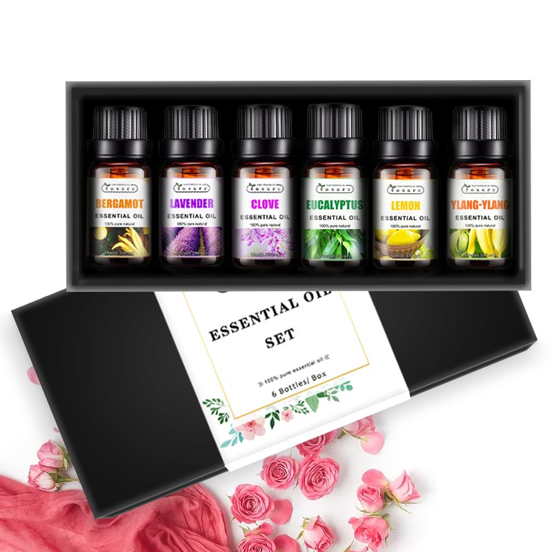 Essential Oil Set Manufacturer - Private Label 6pc Gift Box Diffusers