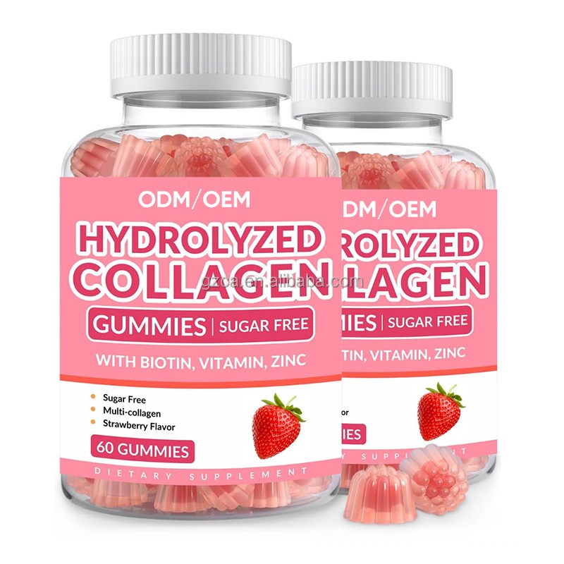 Collagen Gummies Supplier - Female Hydrolyzed Antioxidant Metabolism