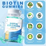 Biotin Gummies Factory - 12000mcg Hair Skin Collagen Growth