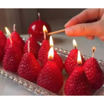 Soy Wax Candle Factory - Strawberry Fragrance Handmade Modern Art