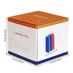 Paraffin Wax Taper Candles Supplier - Custom Mini 100-Piece Set Party