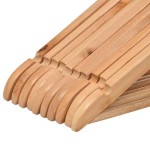 Wooden Clothes Hanger Supplier - Pure Natural Solid Wood Anti-slip