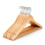 Wooden Clothes Hanger Supplier - Pure Natural Solid Wood Anti-slip